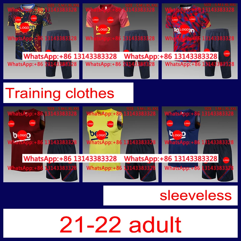 

2020 Top Thai Best quality BarcelonaES adult Training clothes Top Best sale 2021 Free shipping