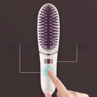 hair straightening brush the one upper tourmaline infused ceramic plates for all hair types fine thick wavy hair straightener