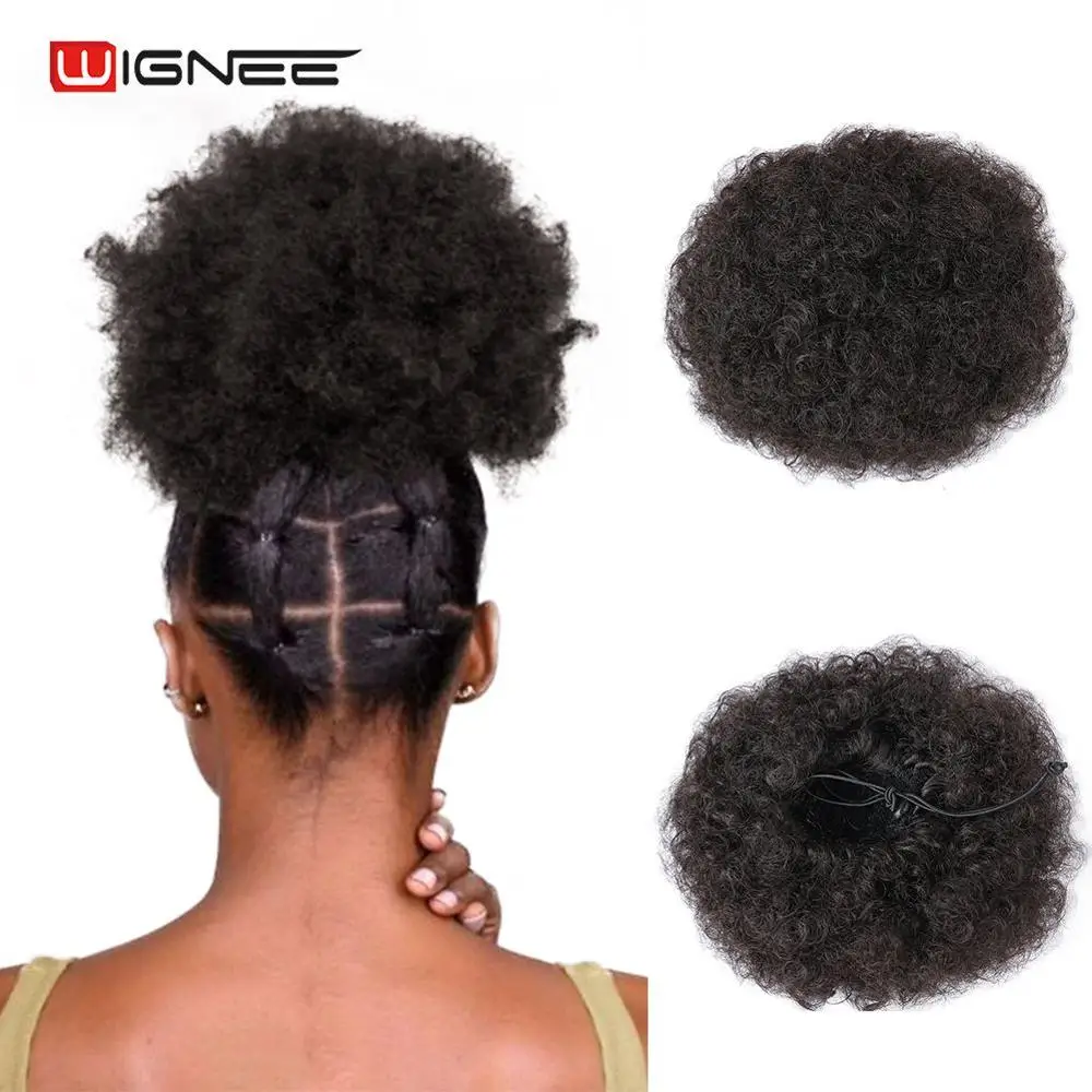 Wignee вьющиеся шиньоны из высокотемпературного синтетического волокна эластичные