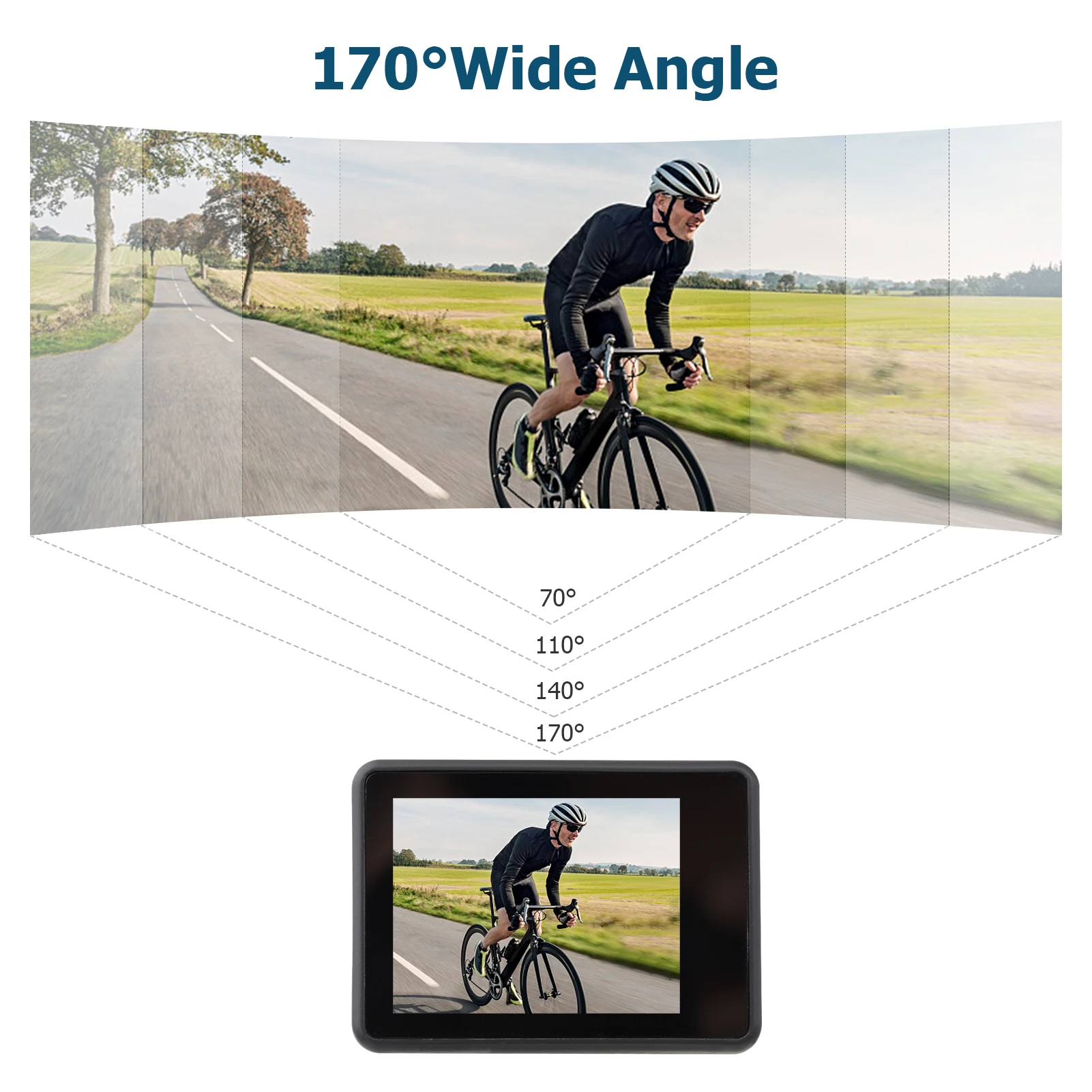 4K 60FPS Ультра HD WiFi видео экшн мини камера 170 ° широкоугольный 30 м Водонепроницаемая