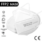 Пылезащитная дышащая маска для лица FFP2 KN95, фильтрационная маска для рта, 5-слойная маска для рта, быстрая доставка
