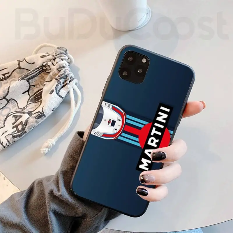 martini racing phone case for iphone 11 7 case for iphone 11 pro max x xs xr xs max 8 7 6s plus 5 se case free global shipping