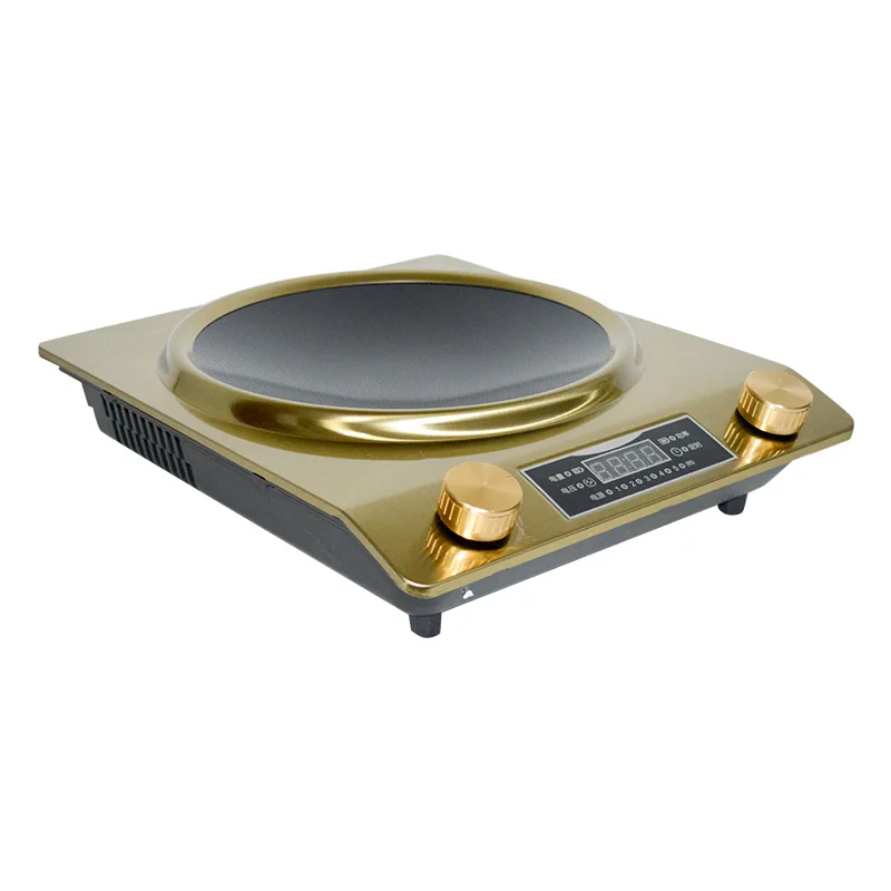 Индукционная плита 3000 Вт домашняя электрическая с вогнутой поверхностью умная