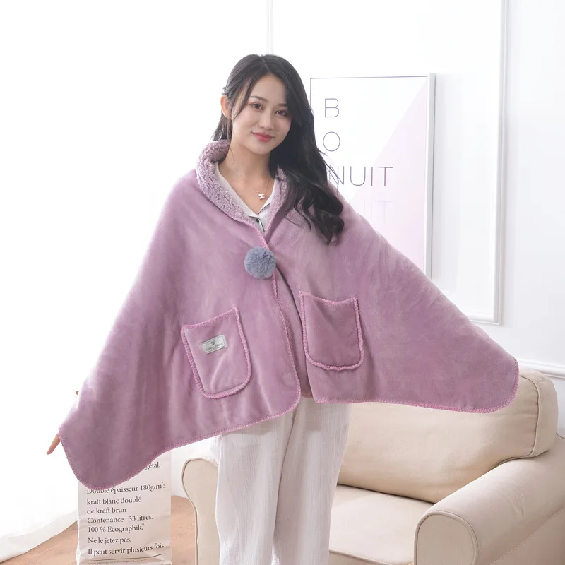 2021 Новый переносной функциональный Одеяло из Корал флиса для кондиционирования