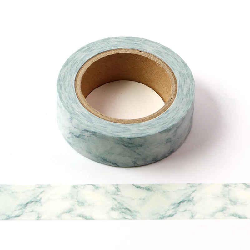 

15MM*10M Marble pattern Masking Washi Tape Decorative Adhesive Tape Decora Diy Scrapbooking Sticker Label
