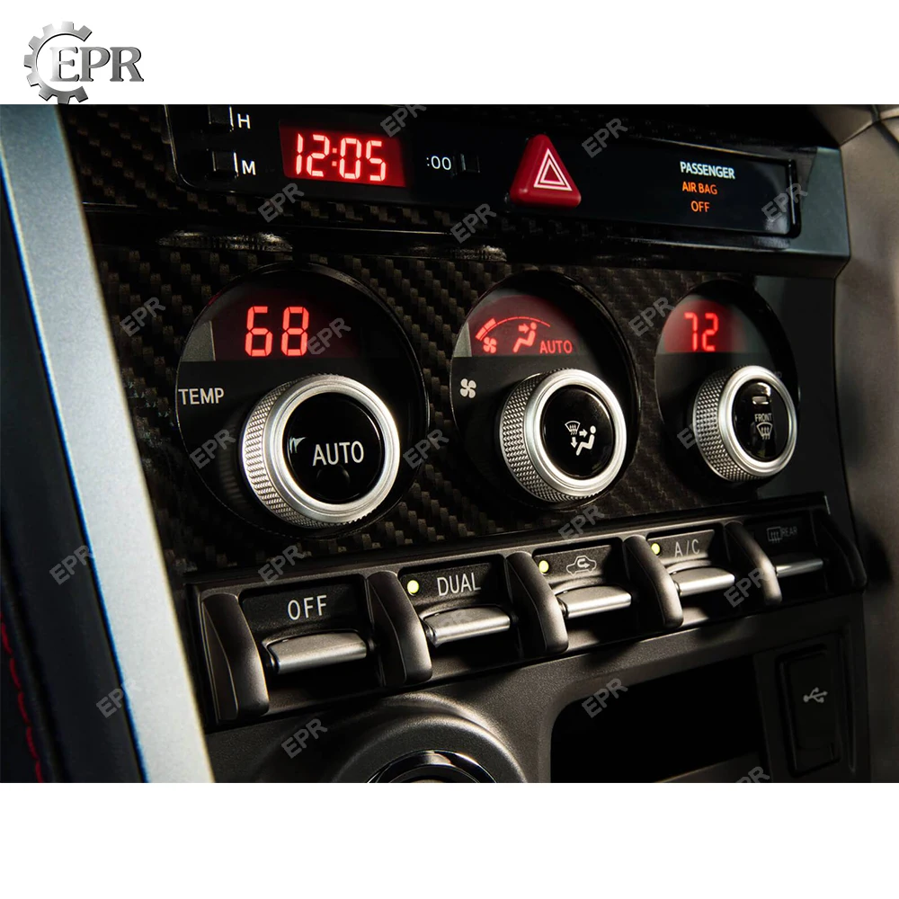 Карбоновая внутренняя отделка для BRZ/FT86/GT86 карбоновая волоконная Крышка для радиоуправления LHD/RHD обвес для FT86 BRZ Racing