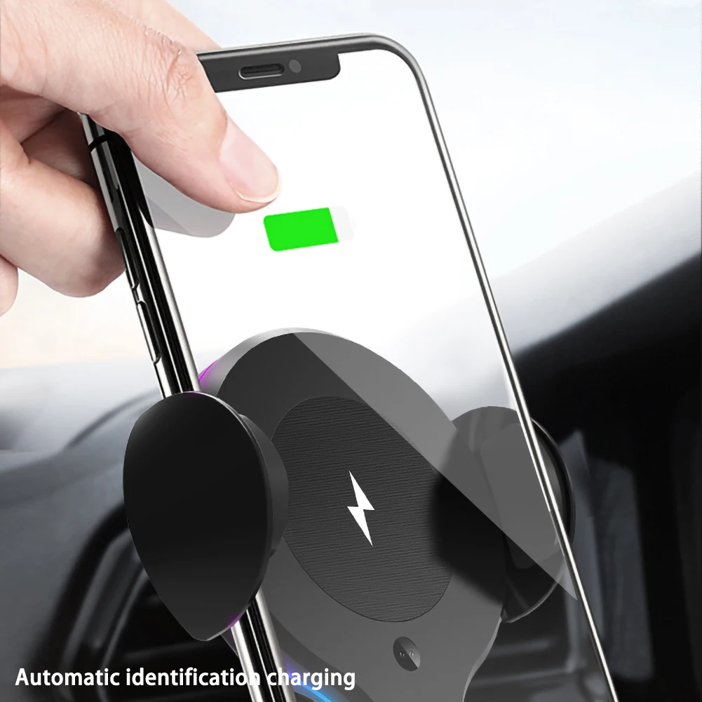 

New X9 Wireless Car Charger Car Phone Holder Infrared 360 Adjustable Intelligent Recognize Sensor Bracket 10W Wireless Charger