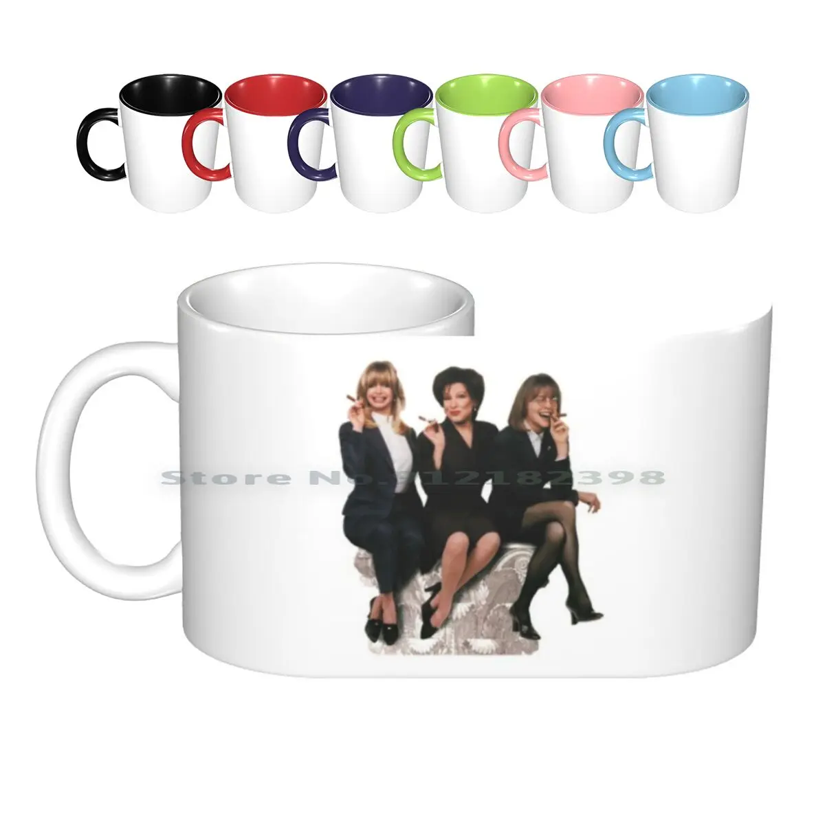 

Керамические кружки для клуба «Первая жена», кофейные чашки, кружка для молочного чая, Клубная кружка «Первая жена» золотого цвета, Hawn, Bette, ...