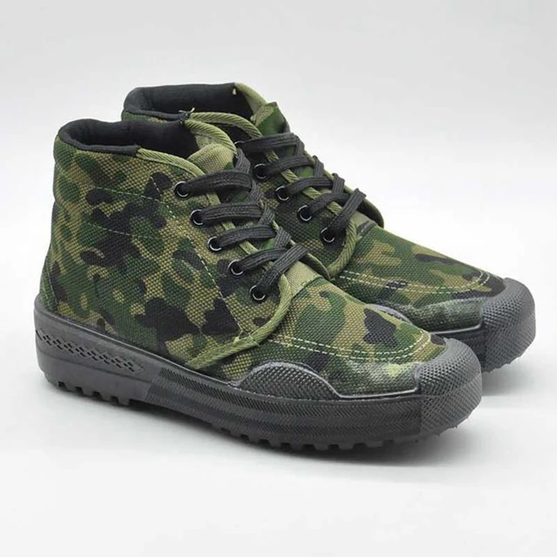 

Mr Co Men Outdoor Tactical Sports Shoes Training Camouflage Men's Shoes Site Laborers Slip Wear Canvas Shoes 35-45 Yards