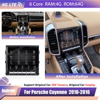 6 core car gps navigation for porsche cayenne 2010 2011 2012 2013 2014 2016 64g system multimedia radio stereo receiver android