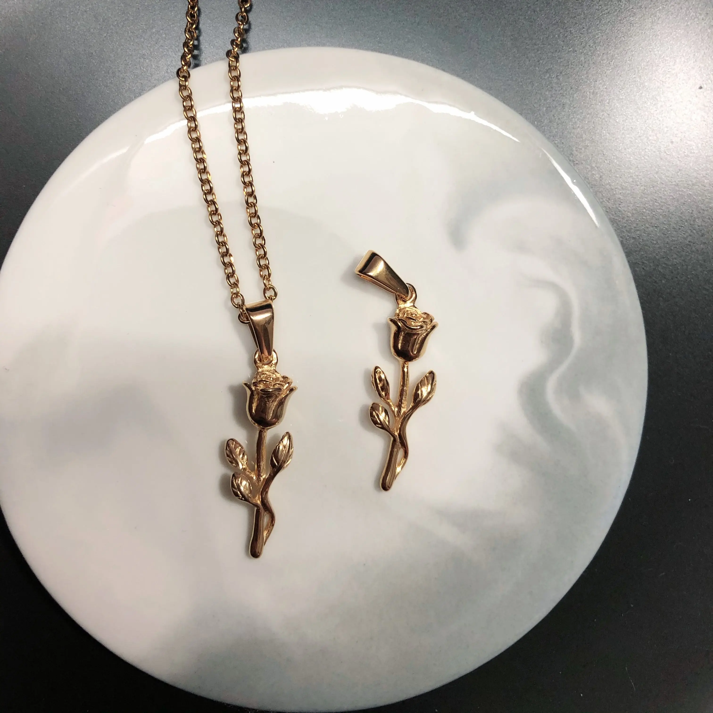 Женское винтажное ожерелье из нержавеющей стали в стиле бохо | Украшения и