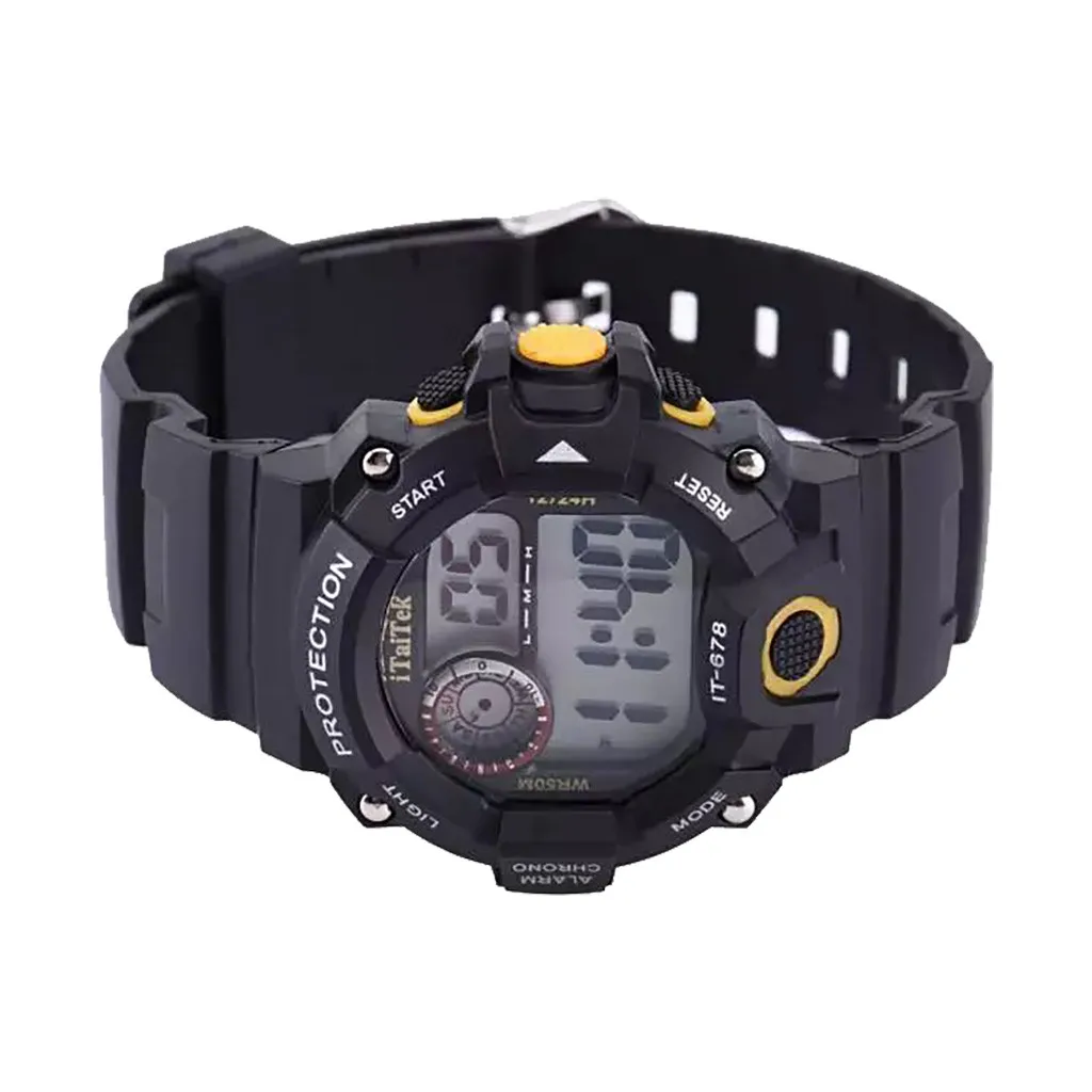 

Simple beautiful children's watch alarm clock luminous waterproof sports watch sports electronic student watch montre enfant 5*