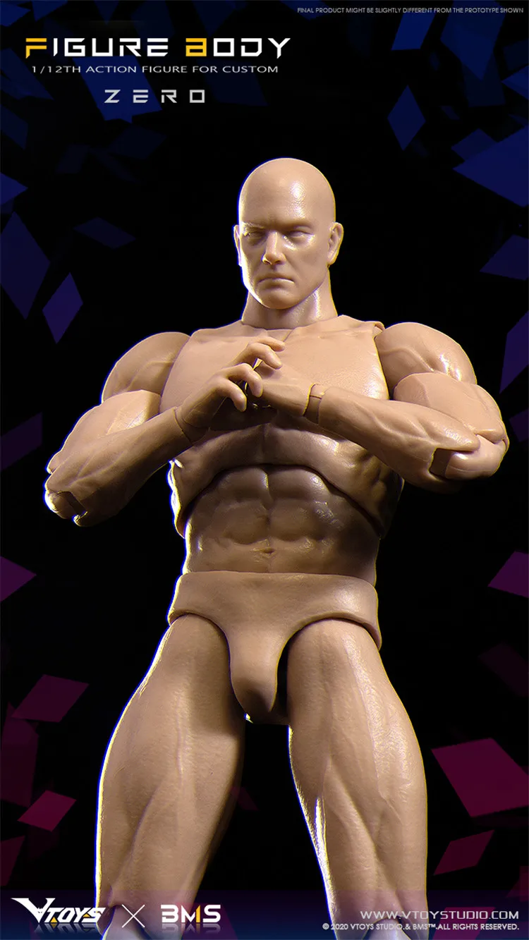 

VTOYS x BMS VSD003 Zero 1/6 фигурка с сильными мышцами тела Мужская Гибкая кукла модель игрушки для рисования