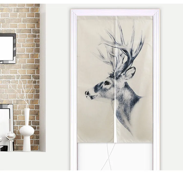 Nordic простая тканевая занавеска на дверь Гостиная Спальня раздела Кухня Ванная