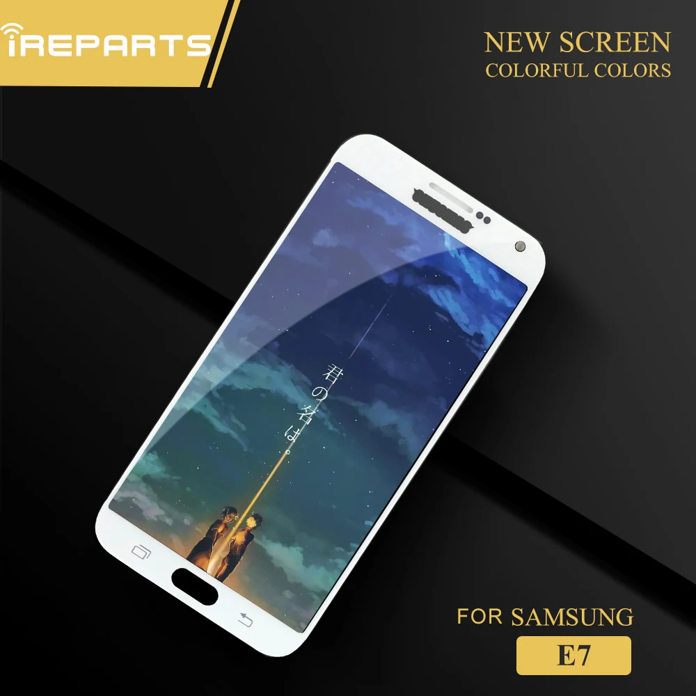 IREPARTS Pantalla ЖК экран для SAMSUNG Galaxy E7 E7000 дисплей панель сенсорный дигитайзер +