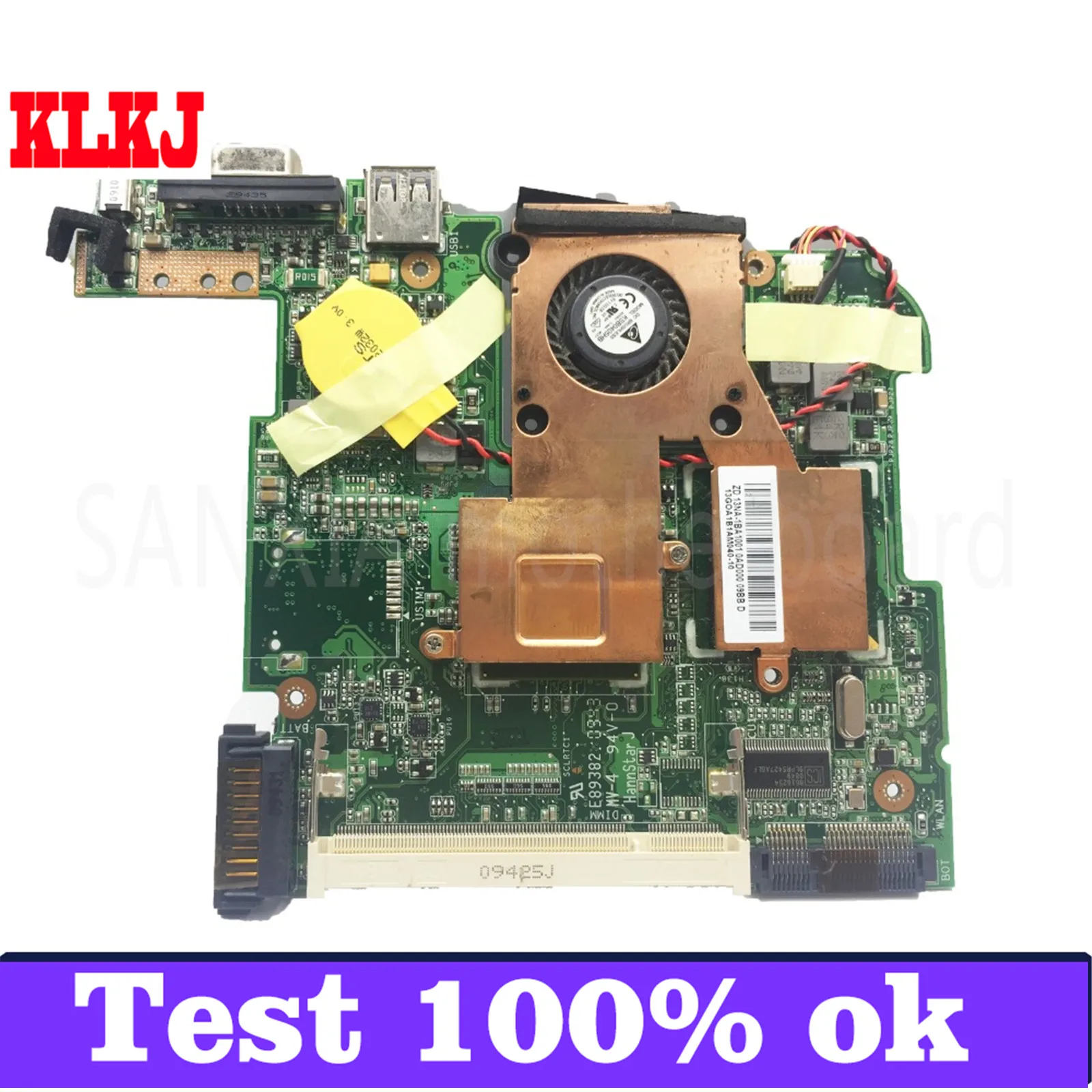 Материнская плата KLKJ 1005HA для ноутбука Asus 1005H 1005 протестированная оригинальная