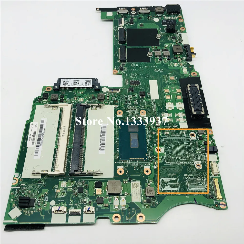 

For Lenovo ThinkPad L450 notebook PC Laptop motherboard I3-5005U 00HT795 AIVL1 nm-a351 mainboard 100% test OK