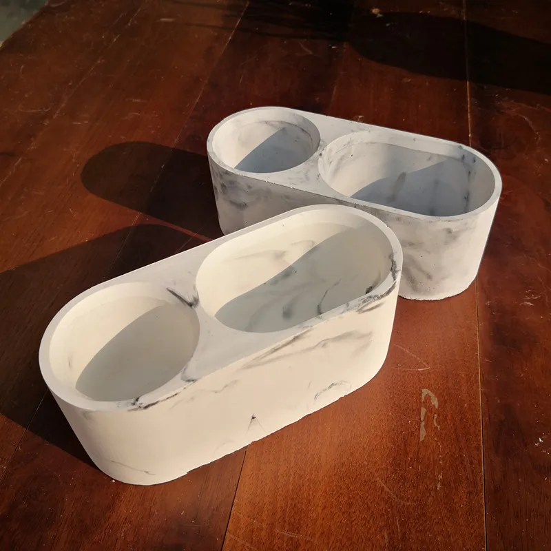 

Silicone Oval Molds for Flower Pot Concrete Planter Mold Storage Box Mold Oval Candle Jar Molds Silicone Molds for Candle Making