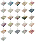 Цветочный принт каботажное судно завод Стиль Коврики на стол 42x32 см свежая модель блюда коврик пейзаж индивидуальные скатерть Podkladki на Stol