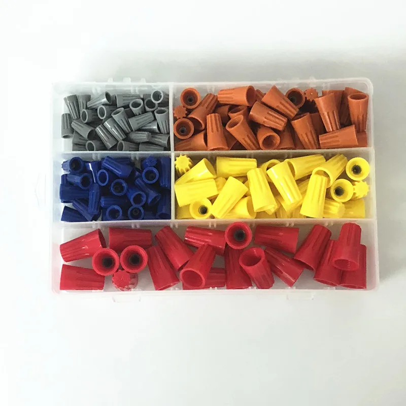 160pcs P1/P2/P3/P4/P6 витой проводной разъем клеммы гайка винтовая крышка пружина