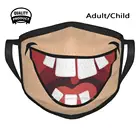 Загляните и выдержите его! Теплые дышащие маски для лица, веселая улыбка, веселая улыбка