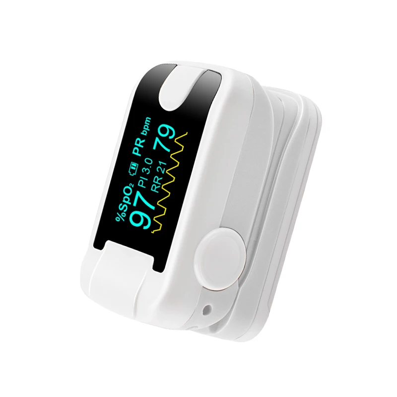 Пальчиковый пульсоксиметр с звуковой сигнализацией и импульсным звуковым