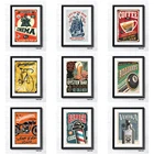 Постер на холсте с изображением водки, велосипеда, мотоцикла