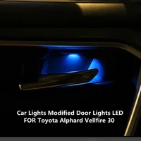 2pcs for toyota alphard vellfire 30 interior lights atmosphere lights headlights modified door lights led 5000k 9w