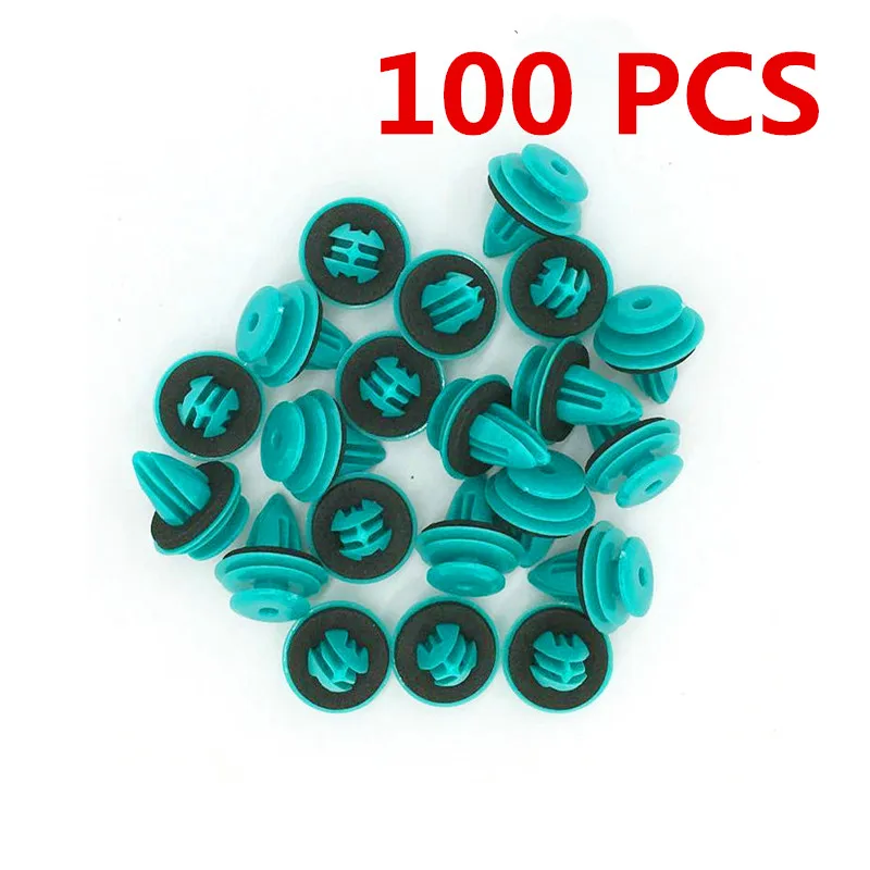

100pcs For BMW INTERIOR DOOR CARD PANEL TRIM CLIPS With Sealer E60 E61 E39 E46 E52 E63 E90 F30 F10 X3 X6 M 125i E36 E38