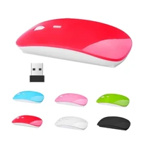 usb optical 2 4g wireless mouse receiver super ultra thin slim mouse cordless mice for game computer pc laptop desktop