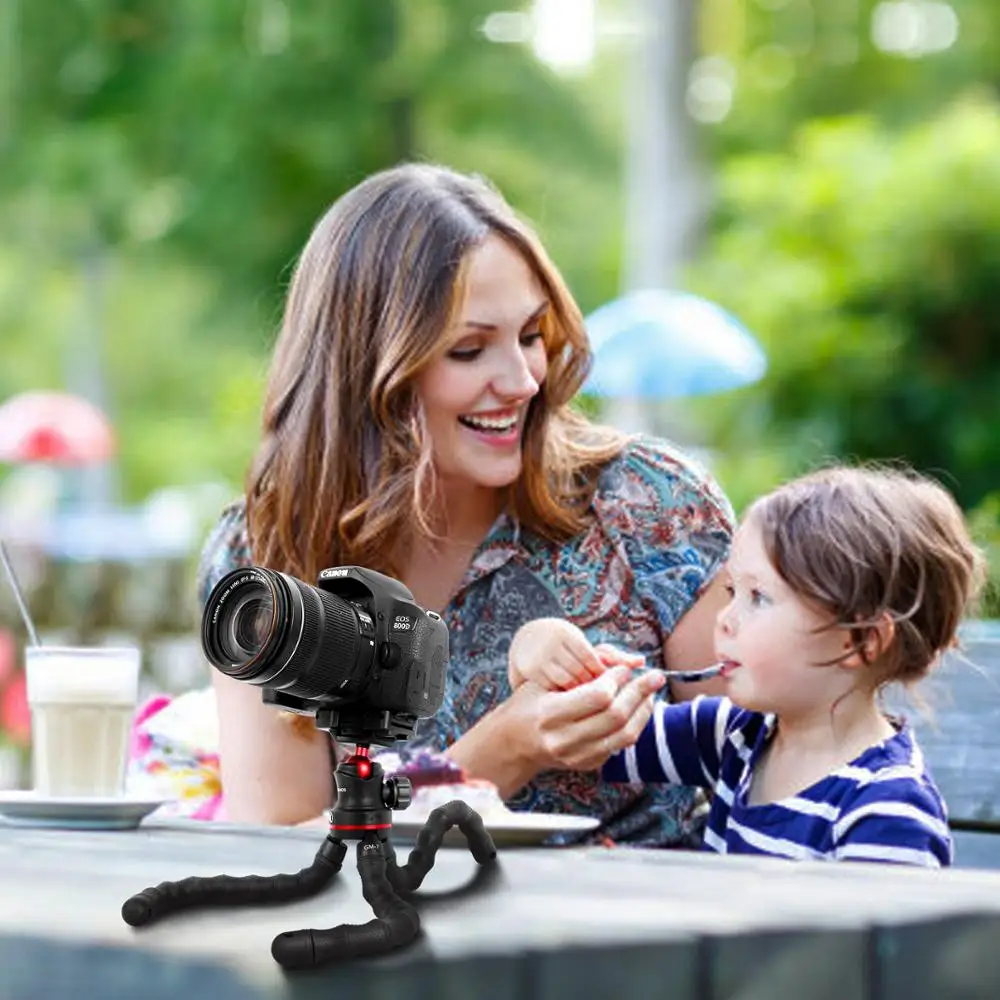 Штатив Осьминог GIZOMOS GM7 Гибкий штатив для путешествий мини селфи настольный