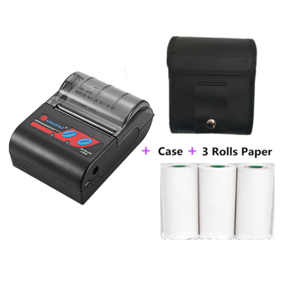 JP MTP II 58 мм Portablle Android Bluetooth Термальность чековый принтер для мобильного POS с bluetooth