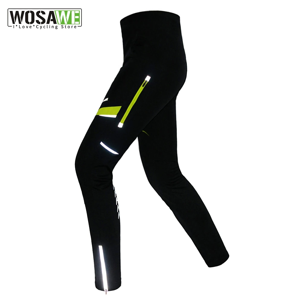 WOSAWE велосипедные брюки уличные спортивные MTB Светоотражающие Брюки Зимняя