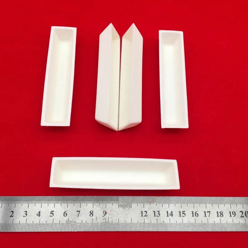 Керамический тигель Al2O3 100x23x15 мм трапециевидный глиноземный Спеченный - купить по