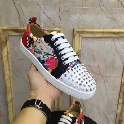 

Original Brand Fashion New Women Low Sneakers Colorful Shallow Flat Casual Shoes Men Lace-up Real Leather Classics Trainers