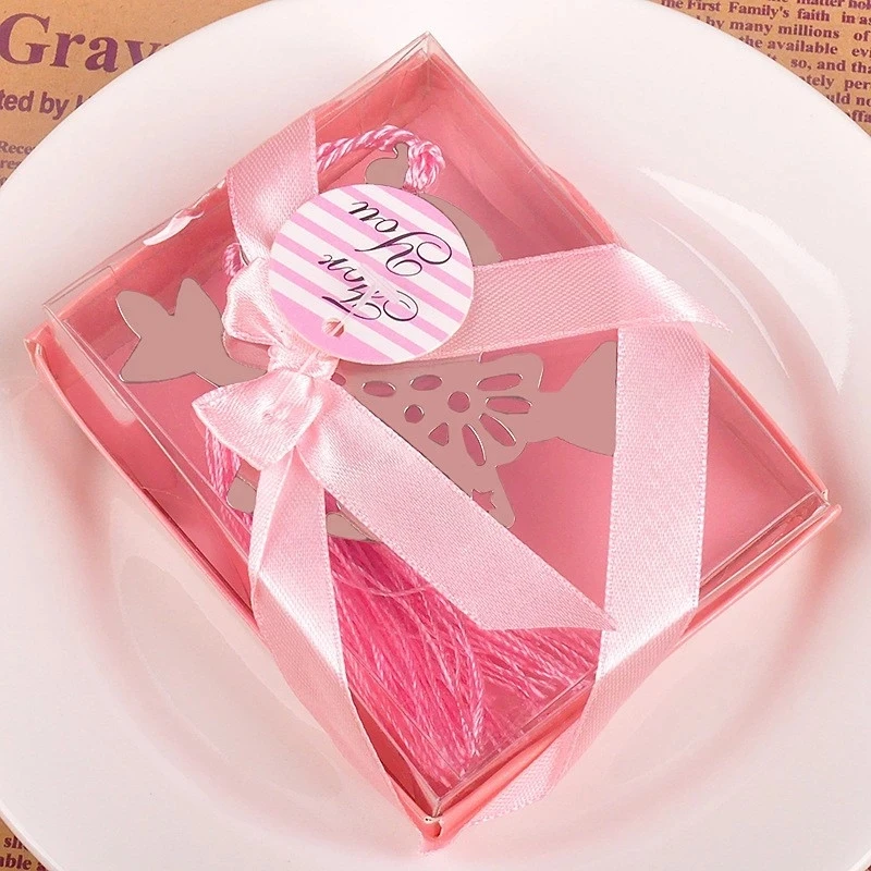 10 шт. милый счастливый мальчик сине-розовый детский Закладка сувениры для