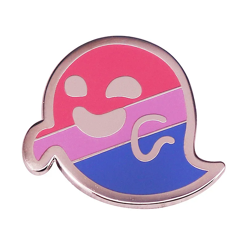 Призрак бесполые Би гордости эмалированная брошь сумочки и шляпы стиль