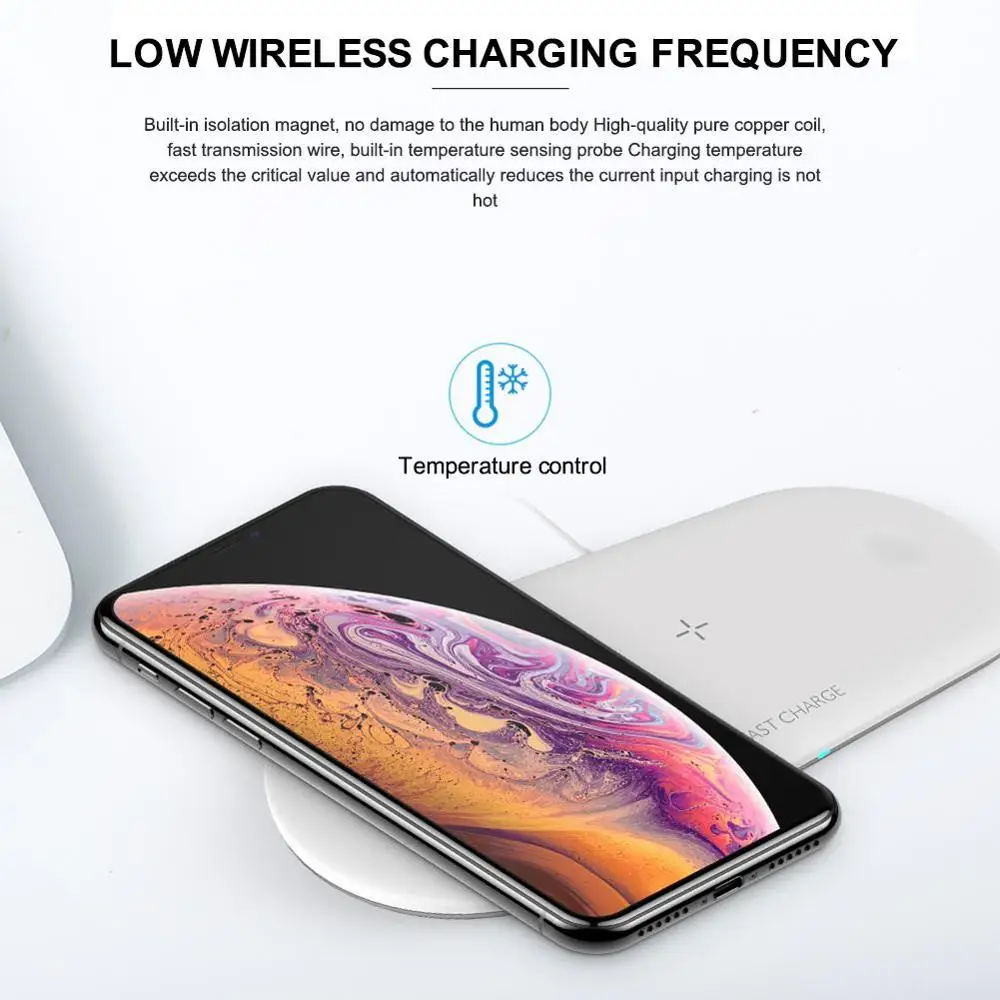 3в1 10 Вт Беспроводная зарядная станция Подставка для iPhone Apple Watch 1 2 3 4 Airpods носимые устройства Airpower зарядная док-станция Подставка