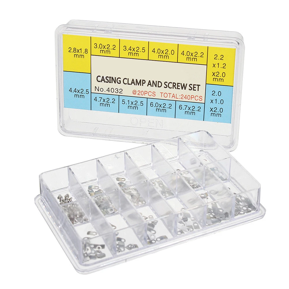 240 шт. хомут для обсадных труб адаптер крепления винтовой шайбы Инструменты