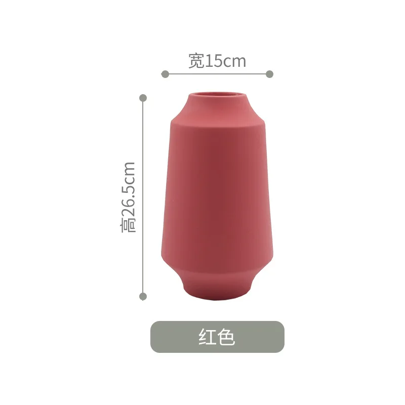 

Nordic Large Ceramic Vase Decoration Home Modern Luxury Vase Table Model Room Living Room Decoration Household Flower Vase Gift