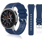 Ремешок силиконовый для Samsung Galaxy Watch 46 ммHuawei Watch GT2Amazfit GTR, спортивный браслет для Galaxy Watch 4 20 мм, 22 мм