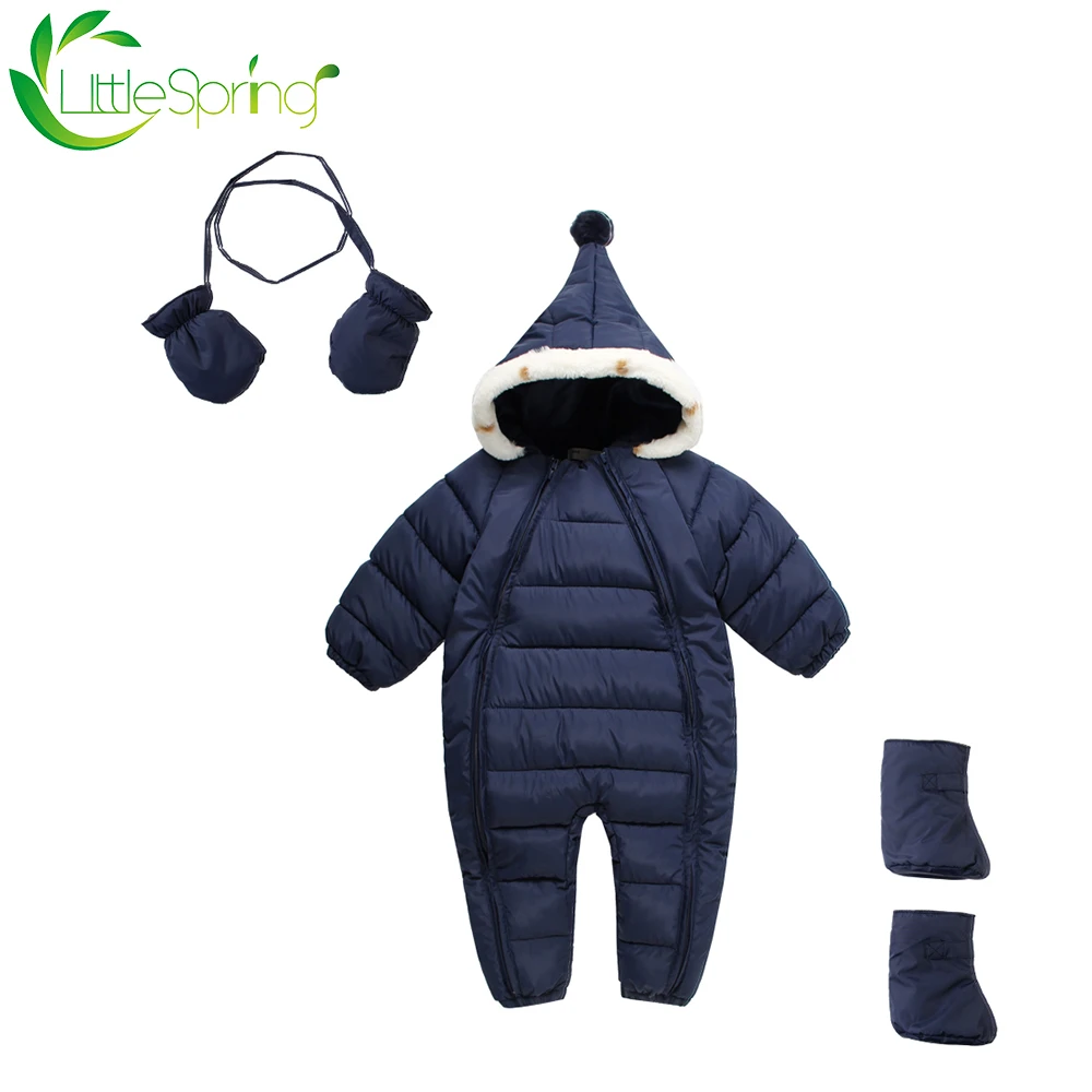 LittleSpring Одежда для новорожденных детские комбинезоны Детский костюм одежда|baby