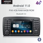 PX6 2 din Android 11,0 автомобильный Радио dvd-плеер 4 Гб ОЗУ + 64 Гб ПЗУ радио GPS ГЛОНАСС для Benz W251 W280 W300 W320 W350 W500