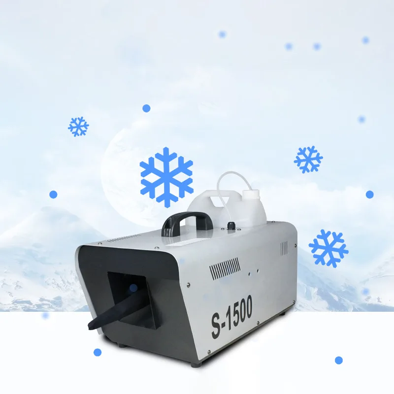 Remote control 1500W artificial snowflake stage spray snow machine Christmas simulation snow wedding