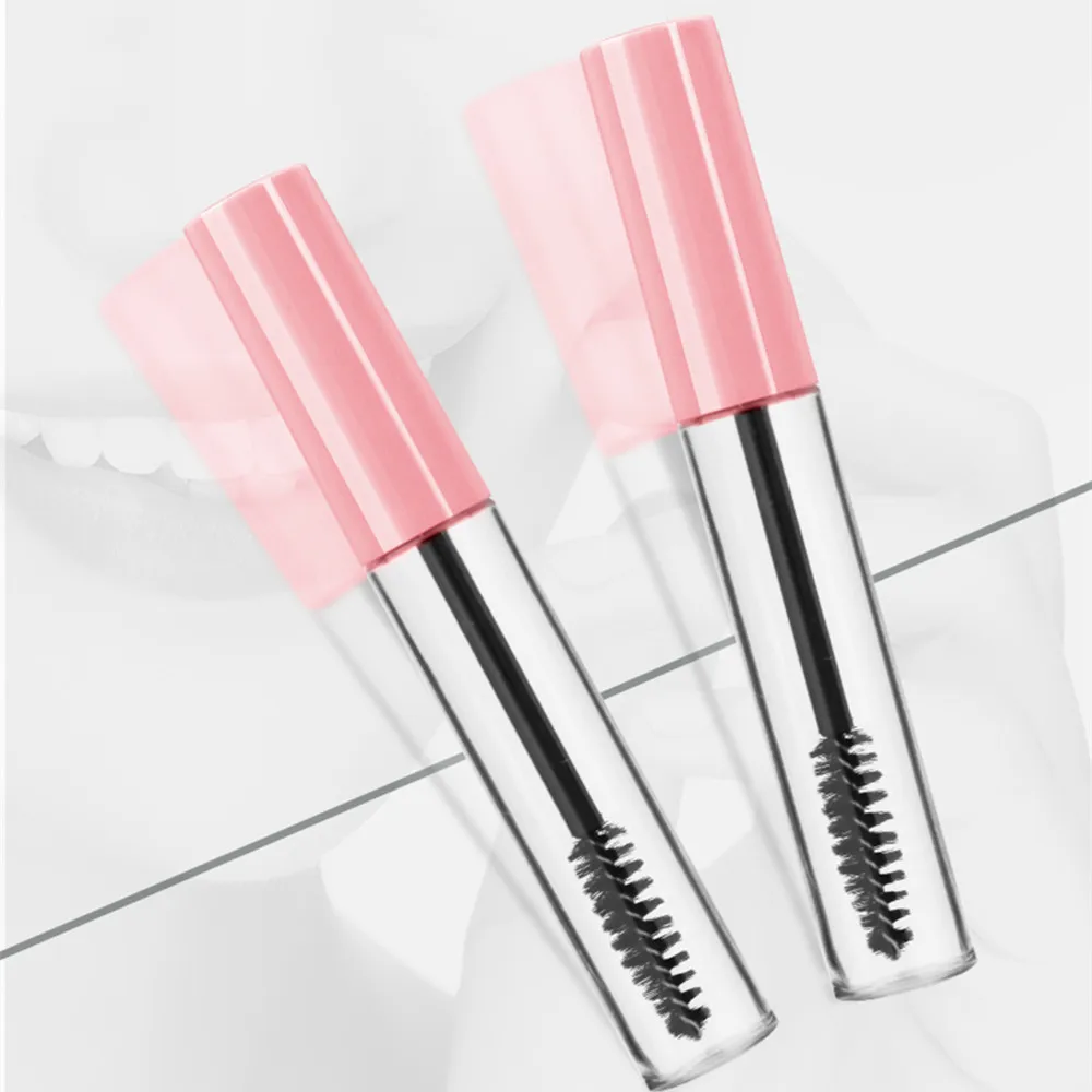 

Freeship 12pcs 10ml Pink Empty Mascara Tube With Eyelash Bottles Cosmetic Container Bottle Eyelash Refillable Mascara Makeup