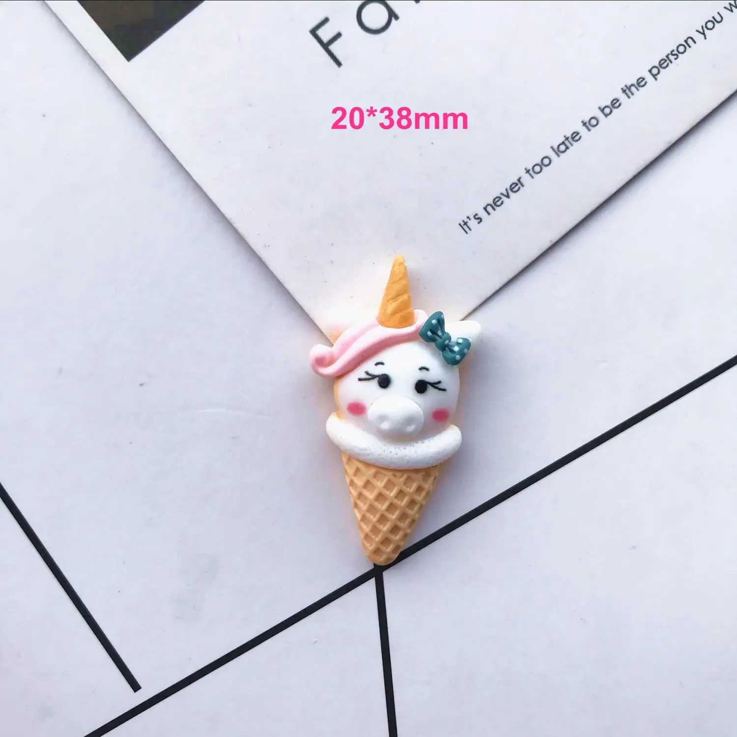 Бесплатная доставка аксессуары для крема с плоской спинкой из полимера каваи