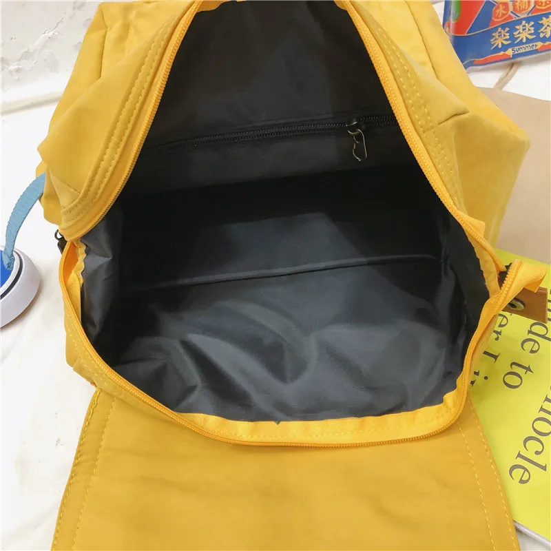 Модный водонепроницаемый нейлоновый женский рюкзак новый дизайн школьные ранцы
