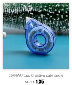 JIANWU 1 шт. Минималистичная ручка коррекция формы лента креативное моделирование студентов kawaii 6 м школьные принадлежности офисные канцелярские принадлежности
