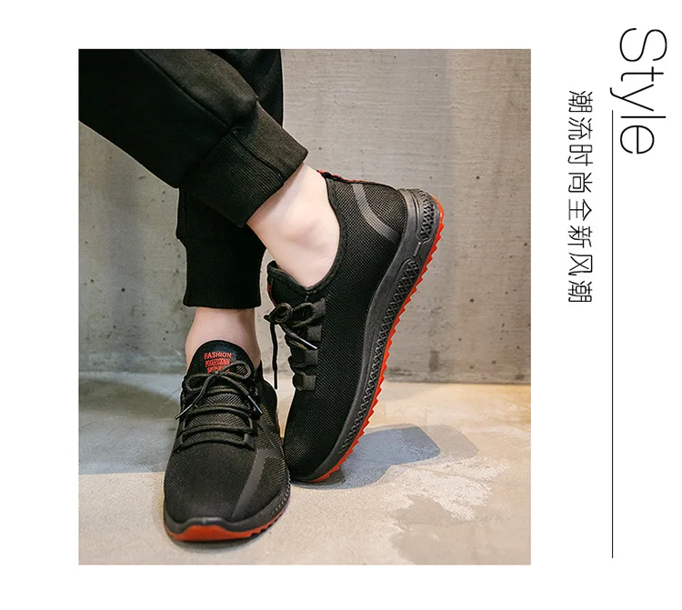 Summer 19 New Style Korean-style Trend Old Beijing Cloth Shoes Men's Sports Casual Breathable Fly Woven MEN'S SHOES Manufacturer