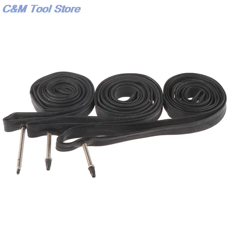 Valve Road Cycling Bicycle Bike Inner Tube Wheel Tire Rubber 700*23C Presta Repair Strip Tool Kit |